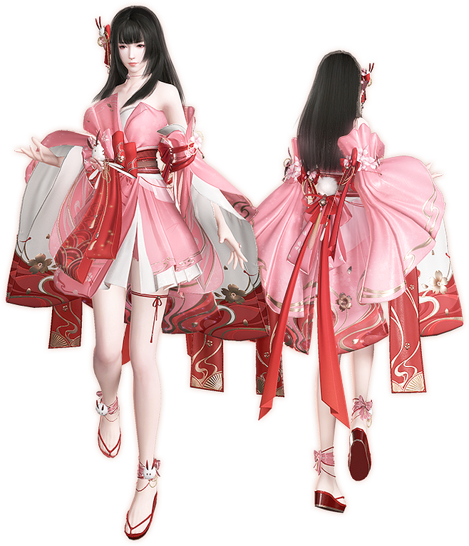 《古剑奇谭网络版》新春外观“悠游缀花樱·瀛洲花信”新品展